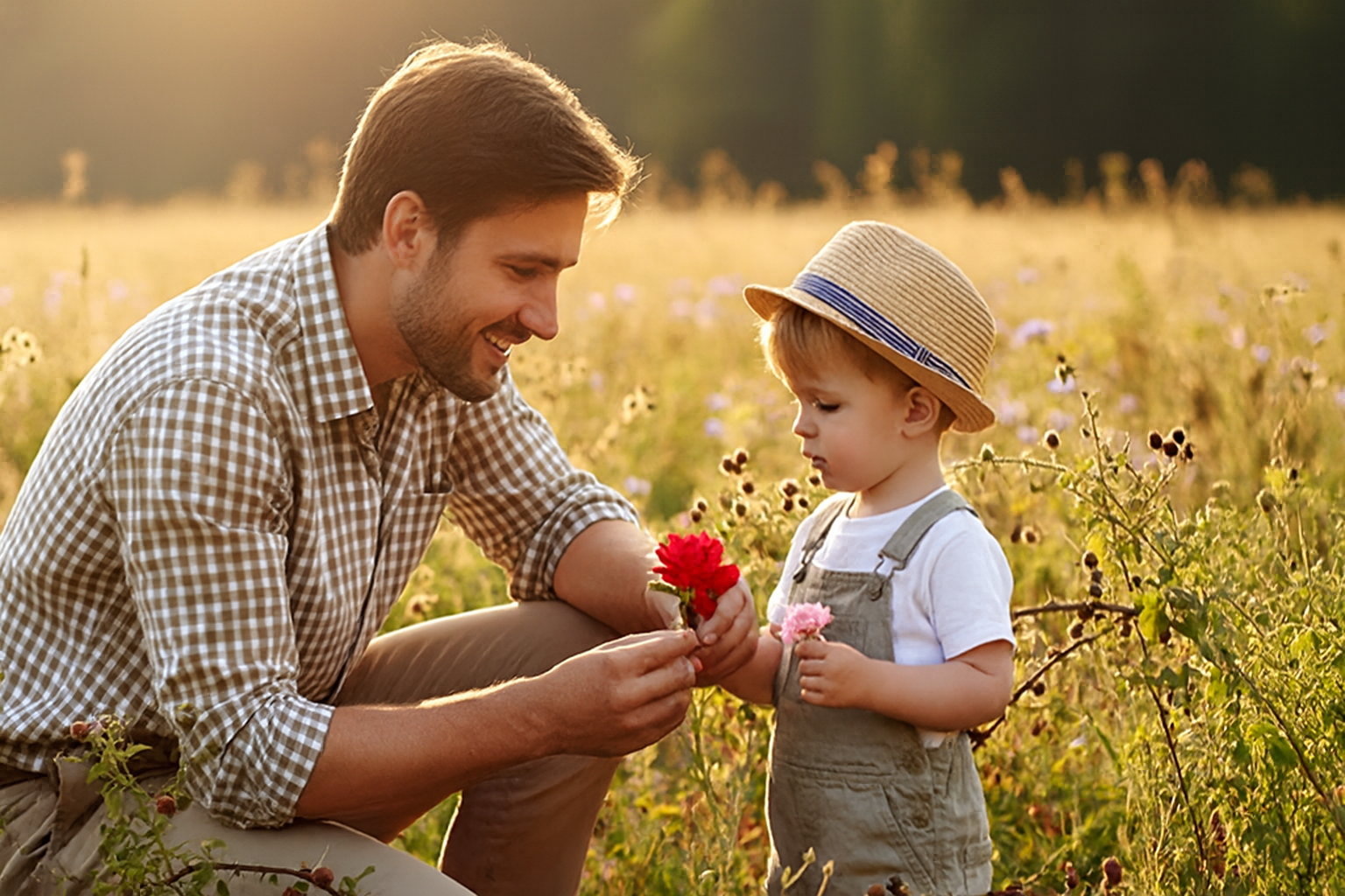 um adulto e uma cria