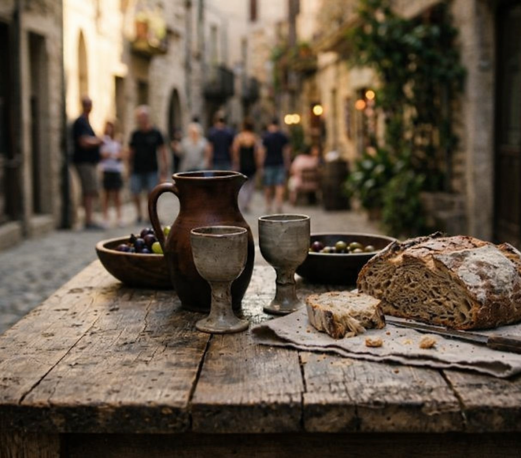 Cena rústica mediter