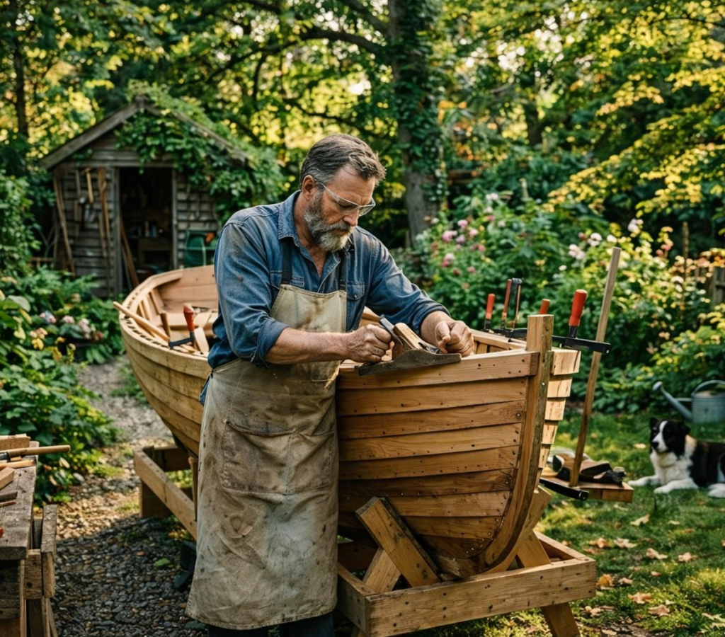 Homem construindo ba